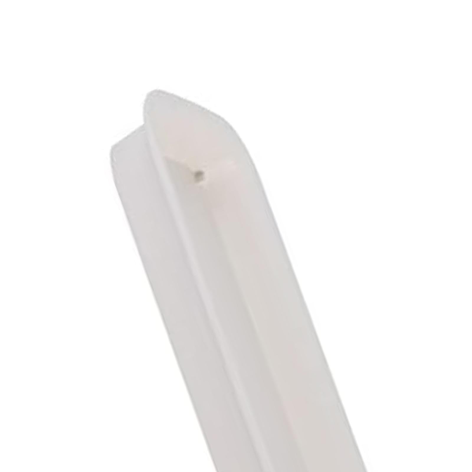 5X Soucoupes pour Plantes, Plateaux de Jardinières Rectangulaires, Soucoupe pour Pot de Fleurs en Plastique pour Cour, Jardin, Intérieur et Extérieures, 48 cm x 19 cm, Blanc
