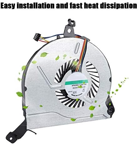 Diyeeni DC 5V 4Pin CPU Cooler for HP Pavilion Series Laptop, Efficient Internal Cooling Fan Easy Installation, Compatible with HP Pavilion 773382-001 773447-001 767776-001 767712-001 Fan