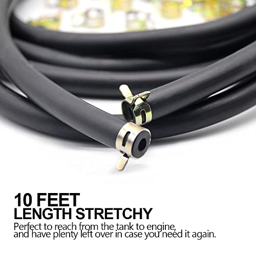 10 Feet Fuel Line For Kawasaki Kohler Briggs & Stratton Honda Predator Champion Generac Engines Motorcycle Snow Blowers Atv Generator With 20 Clamps 1/4Inch 3/16Inch 5/16Inch 5/32Inch Id Gas Lines… #TOP4