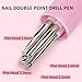 HJ Nail Dotting Pen Ballpoint Design Nail Art Kit with Tip Dot Paint, Pink
