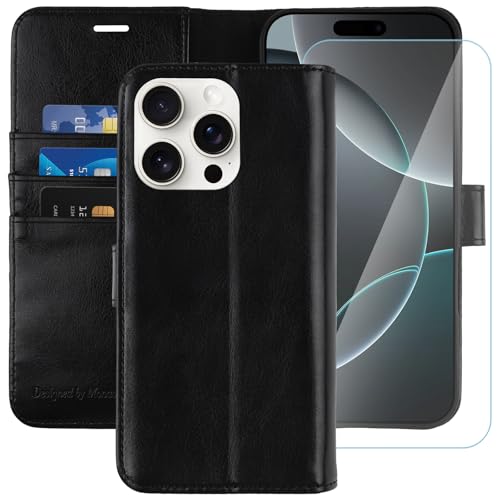 Funda libro iPhone 16 Pro Max ideal para viajar sin cartera