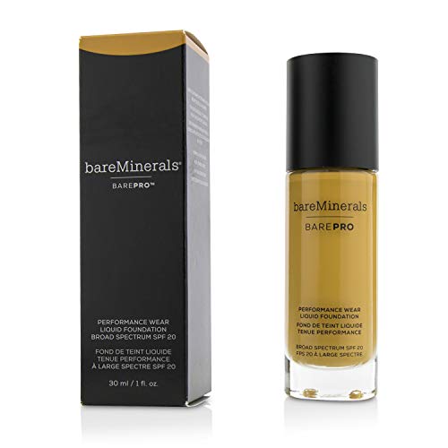 bareMinerals bareMineals BarePro Performance Wear Liquid Foundation Sable 21, 1 Fluid Ounce (SG_B074D4DTNY_US)
