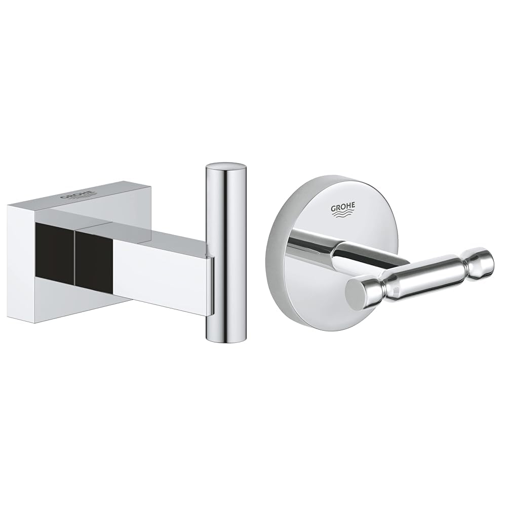 Patère murale GROHE BauCosmopolitan 40461001 crochet de salle de bain chrome
