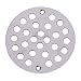 TRUSTMI 4 Inch Screw-in Shower Drain Cover Replacement Floor Strainer, Brushed Stainless