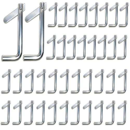 40Pcs Scaffolding Pins Galvanized Steel Scaffold Locking Pin for Architecture Furniture Assembly and Home DIY