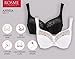 Rosme Womens Half Padded Bra, Collection Annija, Blue, Size 34H