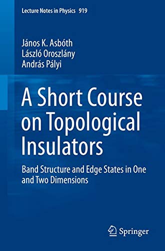 Buy A Short Course on Topological Insulators — BookShops.in