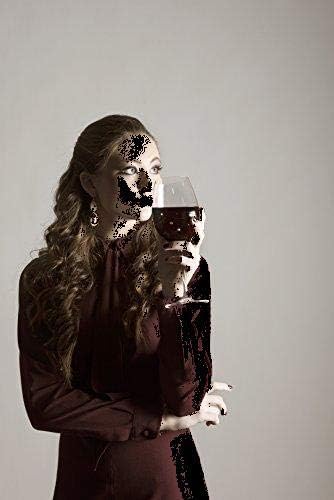 Miniatura 6 de Barski - Vidrio hecho a mano - Sparkle - Decantador de vino alto - Decorado con diamantes de cristal reales - 33 oz - Hecho en Europa