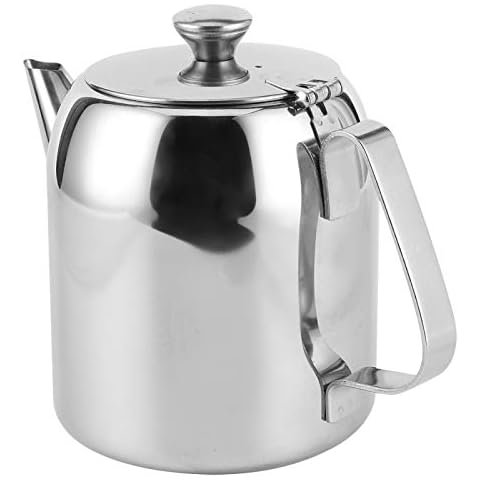 Round Pot, Teapot, Safe for Home Cafe Restaurant Office(32 Ounces (About 850ML)) Cover