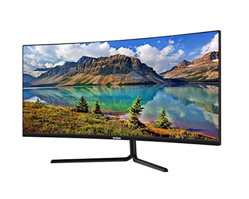 Nilox Monitor Curvo 34” Frameless, 4K - 2 HDMI, 2 DP