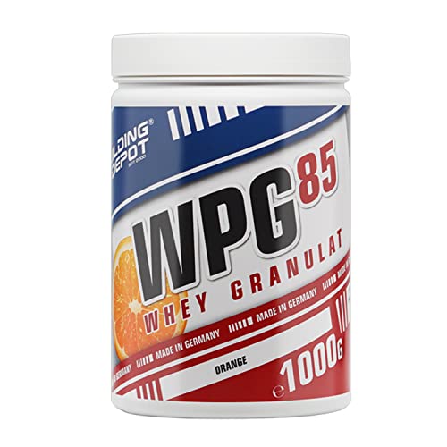 Bodybuilding Depot - WPG-85 Clear Whey Protein Granulat/Isolat 1kg - Orange | speziell zum Mixen in Wasser | perfekte Löslichkeit | hoher BCAA und EAA Anteil