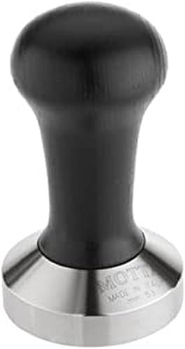 Miniatura 1 de Motta Base plana profesional de 2.087 in para caféexpreso, mango negro
