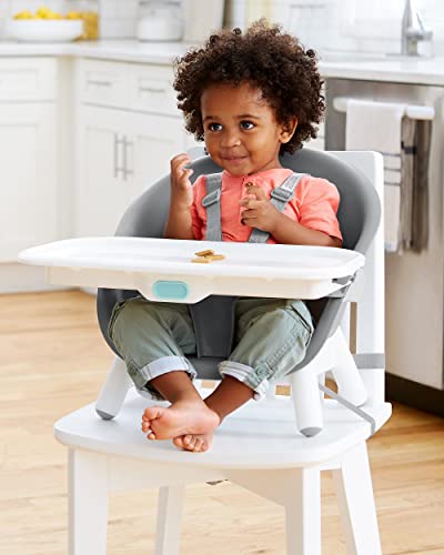 Skip Hop Baby High Chair, Eon 4-In-1, Grey/White #TOP3