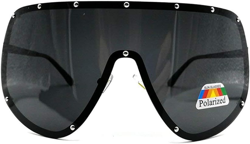 Oversized Polarized Shield Sunglasses for Men and Women Anti-Glare