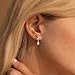 Pearl Earrings for Women Trendy,Silver Dainty Prom Wedding Earring Fashion Pearl Drop Earring Hypoallergenic Small Cute Silver Stud Earrings for Women Fashion Wedding Jewelry Gifts