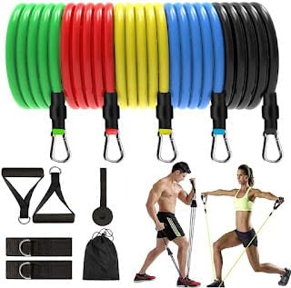 ASTEROID Resistance Bands Set for Exercise, Stretching and Workout Toning Tube Kit with Foam Handles, Door Anchor, Ankle Strap and Carrying Bag for Men, Women (B0BRJRS54R) Amazon Price History, Amazon Price Tracker