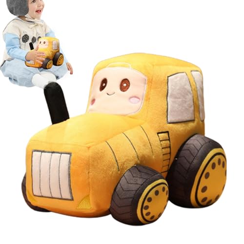 Peluche voiture Teksome grand coussin tracteur doux pour décoration de chambre d'enfant