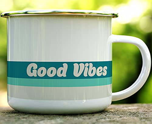 Taza esmaltada retro Loftipop 16 onzas miniatura 2
