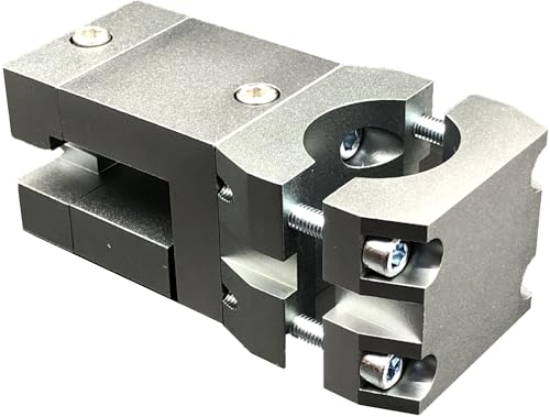 KD-TECH Stabiler Sonnenschirmhalter - Sonnenschirmständer für Balkon eckige Geländer - sichere Sonnenschirmbefestigung ohne Bohren