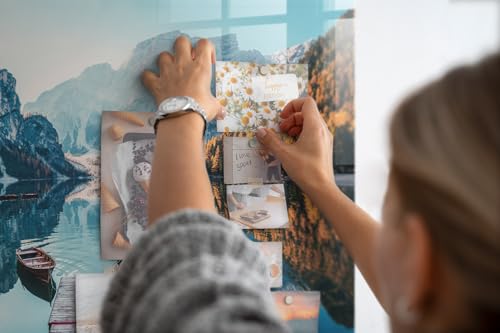 Tableau blanc en verre magnétique pour effacer sans laisser de traces
