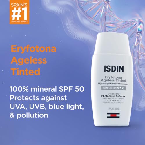 Image of ISDIN Eryfotona Ageless Tinted Mineral Face Sunscreen SPF 50