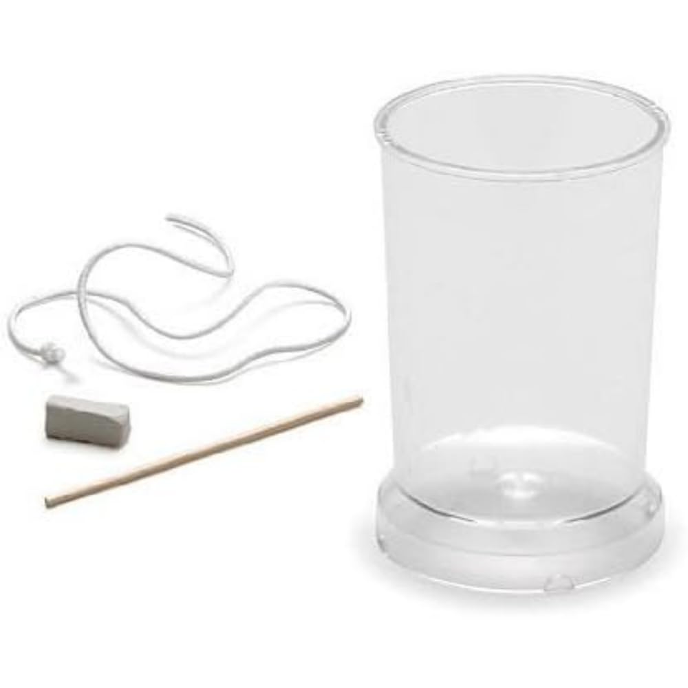 Knorr Prandell 80 x 60 mm Candle Mould Cylinder, Transparent