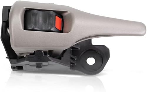 Manija de puerta para Toyota Corolla 2009-2015 lado del conductor | Interior | Delantero o trasero | Palanca plateada | Con botón de bloqueo de