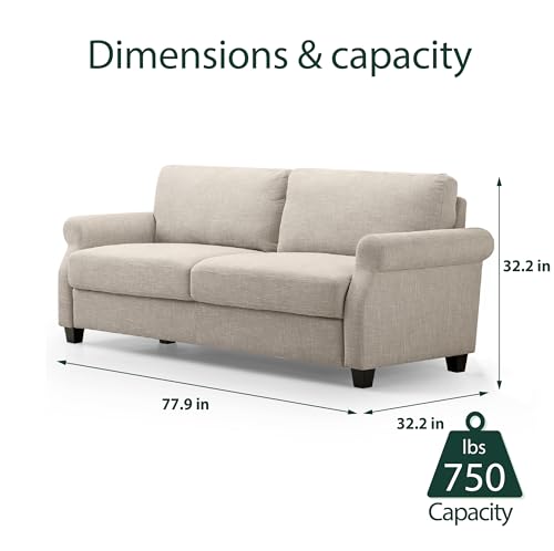 Image of Zinus Josh Sofa Couch /Easy, Tool-Free Assembly, Beige