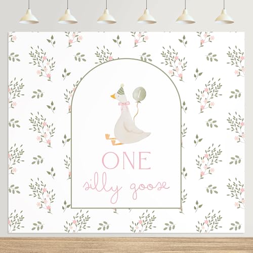 Fondo fotográfico tematizado con diseño One Silly Goose 1.5x2 m