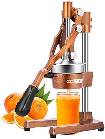 VIVOHOME Heavy Duty Commercial Manual Hand Press Citrus Orange Lemon Juicer Squeezer Machine Golden