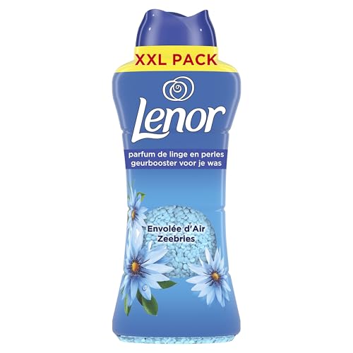 Lenor Parfum De Linge En Perles, Environ 60 Lavages, Parfum Envolée d'Air, Jusqu’à 12 Semaines De Fraîcheur Continue, Même Dans L’Armoire, Intensité...