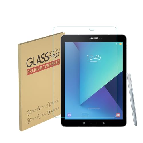 Protector de pantalla para Samsung Galaxy Tab S3 (9.7 pulgadas) Película de vidrio templado anti arañazos, libre de burbujas, alta definición (1 pieza)