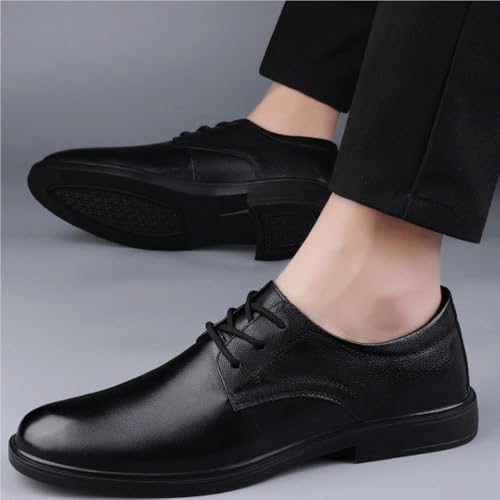 Men's Lace up Genuine Leather Dress Shoes Oxfords Fashion Hollow Out Comfortable Business Formal Shoes British Style for Summer2