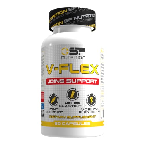 SP Nutrition V-Flex Advanced Joint Support Supplement with Glucosamine, Chondroitin, MSM, Collagen & Hyaluronic Acid Supports Mobility & Flexibility 120 Capsules