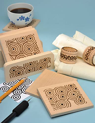 Learn to Burn: A Step-by-Step Guide to Getting Started in Pyrography (Fox Chapel Publishing) 14 Woodburning Projects, How-to Photos, 50 Patterns, and Ideas for Handmade Decorative Gifts