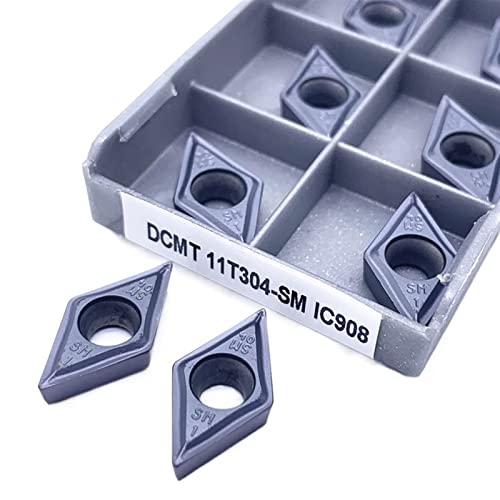 Plaquette carbure DCMT11T304 SM IC908 outil tournage interne DCMT070204 métal