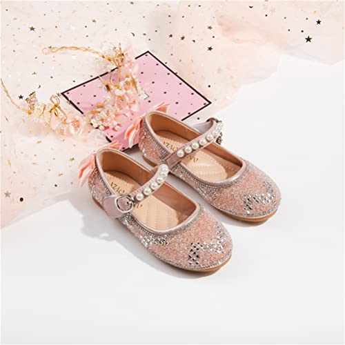 Girl's Mary Jane Adorable Sparkle Princess Party Dress Shoes2