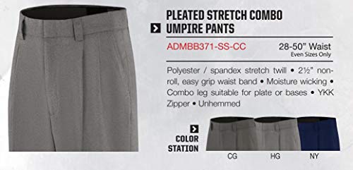 Adams Pants Umpire BBSB Combo Pleated Polyester/Spandex2