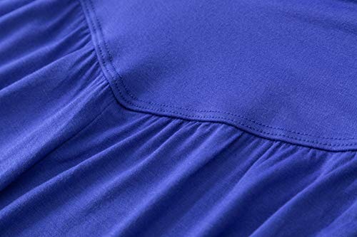 Avacostume Womens Modal Cotton Soft Yoga Sports Dance Harem Pants, L, Blue #TOP4