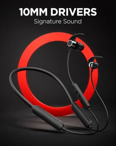 Image of Bluetooth Neckband for Boat Rockerz 255 Pro+ with Rich Bass, 60Hrs Long Playback, Dual Device Pairing, Clear Audio, Hands-Free Calling and Quick Charging
