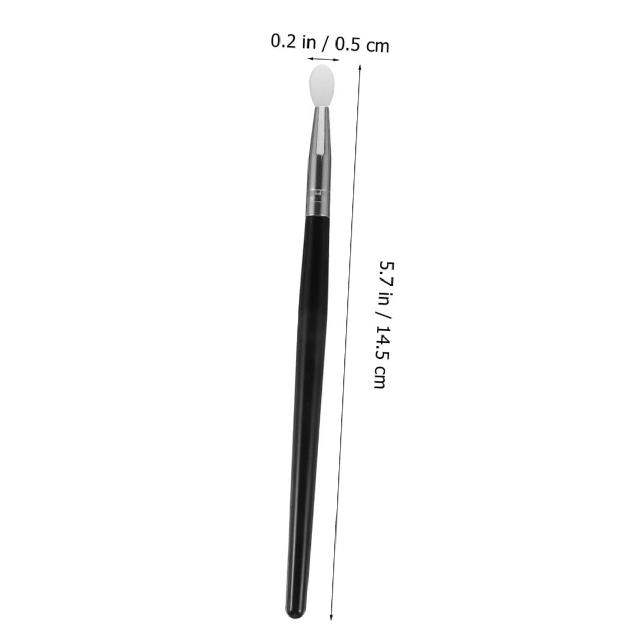 TOVINANNA Essential Makeup Tools 5pcs Silicone Lip Mask Brush Eyeshadow Brush Lipstick Applicator Stylish Versatile Set