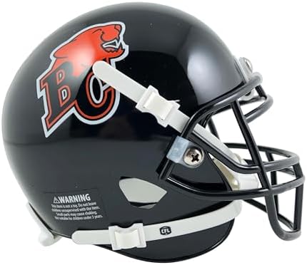 Inglasco CFL BC Lions 5" Mini Replica Player Helmet