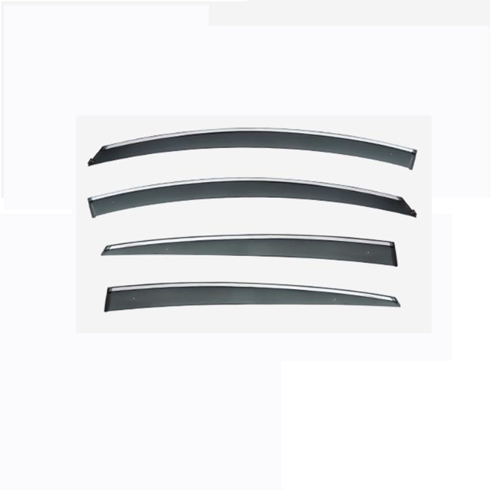 4 PCS PC Materiale Deflettori d’Aria lunotto Posteriore, per Fiat Bravo 2007 2008 2009 2010 2011 2012 2013 2014 2015 2016 Finestrini Antivento Antipioggia Riduce Rumore Vento