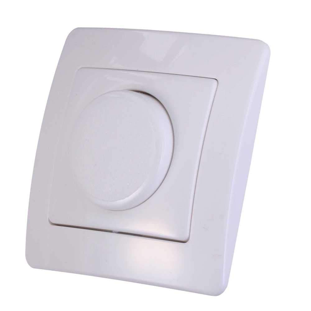 Interruptor TEM gama empotrada Ekonomik cambio de presión dimmer LED blanco brillante