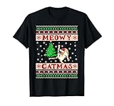 Meowy Catmas Cat Lovers Xmas Apparel