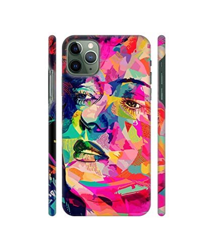 Image of Amazon Brand - Solimo Designer Multicolor Lady Vector 3D Printed Hard Back Case Mobile Cover for Apple iPhone 11 Pro Max