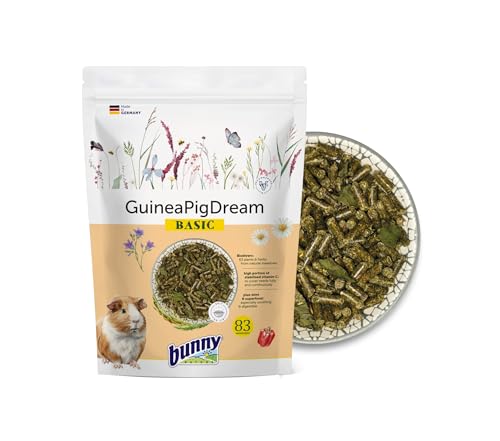 Bunny Nature MeerschweinchenTraum Basic | 600 g | Alleinfuttermittel für Meerschweinchen | Ab dem 5. Lebensmonat | Mit Pflanzen aus der Heimat der Meerschweinchen