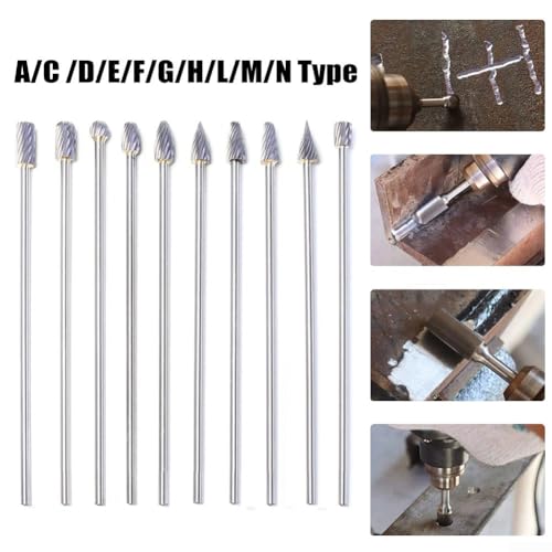 Fresa rotativa de carburo FABULETTA con vástago 3 mm y cabeza 6 mm miniatura 4
