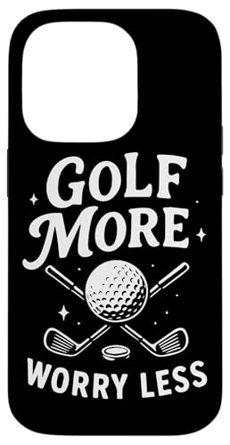 Golf More Worry Less �S���t���D�� �y�����f�U�C�� �X�}�z�P�[�X iPhone 14 Pro �p