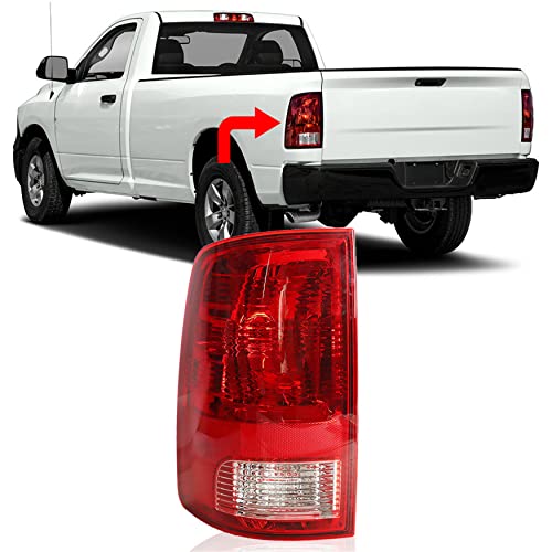 Wflnhb Lh Tail Light Replacement For 2009-2018 Dodge Ram 1500 2500 3500 Taillamp Rear Break Light Lamp Assembly Ch2818124 55277414Af Driver Side #TOP1